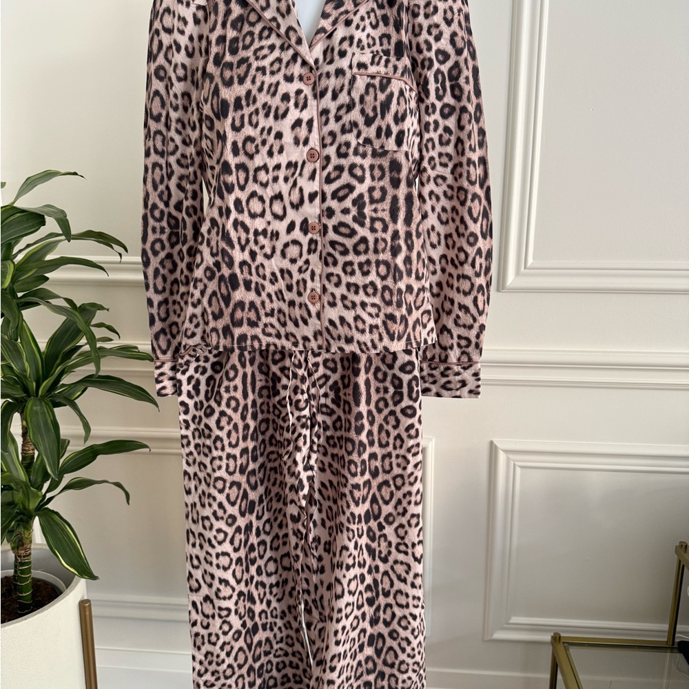 GENERATION LOVE- Leopard Print Pajama Set